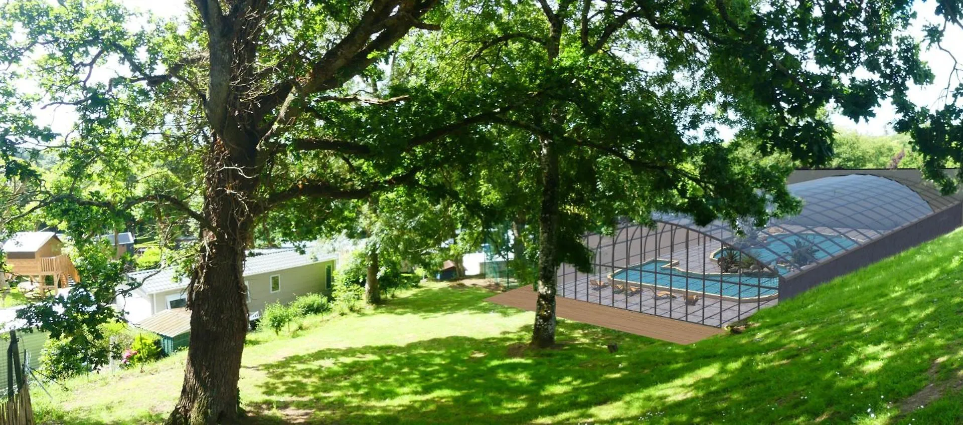 مكان تخييم Mobil Home Xxl 4 Chambres - Camping La Hallerais Taden فرنسا